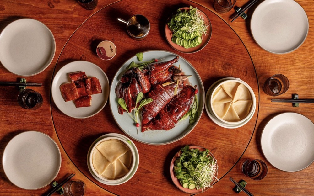 Mister Jiu's — a spread of dishes shot from above